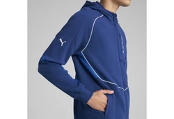 PUMA Sweatjacke BMW M Motorsport Kapuzenjacke Hellblau/Blau