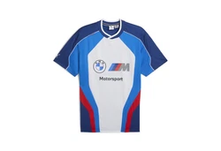 PUMA T-Shirt BMW M Motorsport Lifestyle Trikot Herren Blau/Mischfarben/Gelb