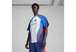 PUMA T-Shirt BMW M Motorsport Lifestyle Trikot Herren Blau/Mischfarben/Gelb
