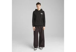 PUMA Hoodie Class Washed Herren Schwarz/Dunkelgrau/Gelb/Grau