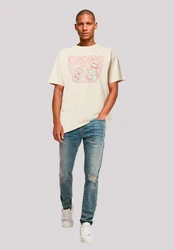 F4NT4STIC T-Shirt Star Wars Droids Lila/Beige/Braun/Khaki/Grau