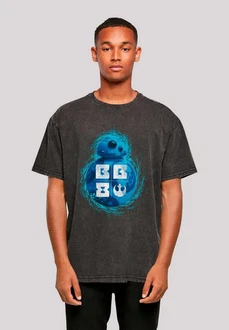 F4NT4STIC T-Shirt Star Wars BB 8 Blau/Braun/Hellblau