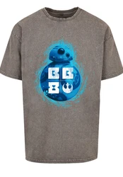 F4NT4STIC T-Shirt Star Wars BB 8 Grau/Blau