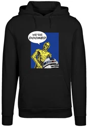 F4NT4STIC Kapuzenpullover Star Wars C3-PO We're Doomed Gelb/Schwarz/Grau/Lila/Blau