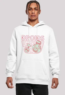 F4NT4STIC Kapuzenpullover Star Wars Droids Creme/Lila/Braun/Rosa