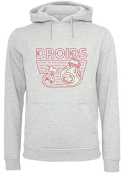 F4NT4STIC Kapuzenpullover Star Wars Droids Grau/Braun
