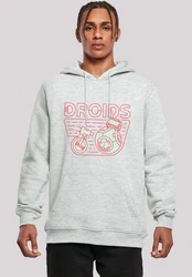 F4NT4STIC Kapuzenpullover Star Wars Droids Grau/Braun