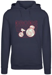 F4NT4STIC Kapuzenpullover Star Wars Droids Rot/Lila/Dunkelblau