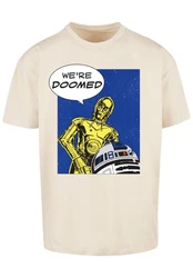 F4NT4STIC T-Shirt Star Wars C3-PO We're Doomed Creme/Weiß/Khaki/Grün/Beige/Lila/Gelb