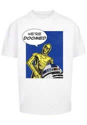 F4NT4STIC T-Shirt Star Wars C3-PO We're Doomed Weiß/Grün/Beige/Lila/Gelb/Rot/Blau
