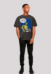 F4NT4STIC T-Shirt Star Wars C3-PO We're Doomed Lila/Grün/Blau