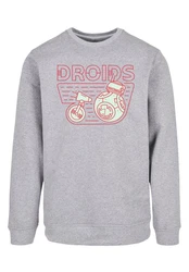 F4NT4STIC Sweatshirt Star Wars Droids Grau