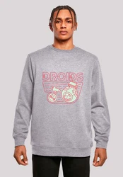 F4NT4STIC Sweatshirt Star Wars Droids Grau