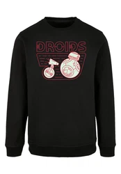 F4NT4STIC Sweatshirt Star Wars Droids Schwarz/Rot/Braun/Lila