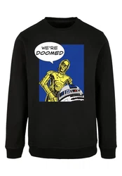 F4NT4STIC Sweatshirt Star Wars C3-PO We're Doomed Grau/Rot/Schwarz/Dunkelgrau