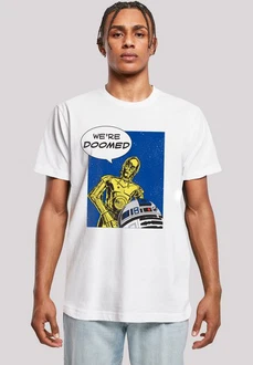 F4NT4STIC T-Shirt Star Wars C3-PO Weiß/Creme/Grau