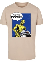 F4NT4STIC T-Shirt Star Wars C3-PO Khaki/Beige