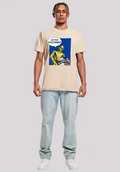 F4NT4STIC T-Shirt Star Wars C3-PO Khaki/Beige