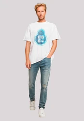 F4NT4STIC T-Shirt Star Wars BB 8 Hellblau/Grau/Blau/Gelb/Weiß