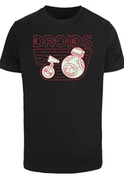 F4NT4STIC T-Shirt Star Wars Droids Lila/Gold