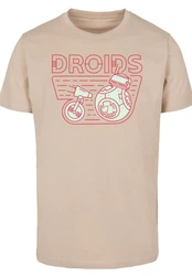 F4NT4STIC T-Shirt Star Wars Droids Beige
