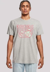 F4NT4STIC T-Shirt Star Wars Droids Lila/Braun/Grau/Hellgrau