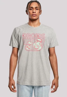 F4NT4STIC T-Shirt Star Wars Droids Lila/Braun/Grau/Hellgrau