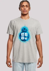 F4NT4STIC T-Shirt Star Wars BB 8 Premium Qualität Grau/Dunkelgrau/Hellblau/Hellgrau/Blau