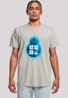 F4NT4STIC T-Shirt Star Wars BB 8 Premium Qualität Grau/Dunkelgrau/Hellblau/Hellgrau/Blau
