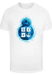 F4NT4STIC T-Shirt Star Wars BB 8 Premium Qualität Hellblau/Blau/Türkis