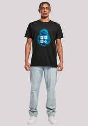 F4NT4STIC T-Shirt Star Wars BB 8 Premium Qualität Hellblau/Blau/Braun