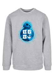 F4NT4STIC Sweatshirt Star Wars BB 8 Grau/Hellblau/Blau