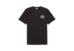 PUMA T-Shirt Class Washed Herren Schwarz/Dunkelgrau