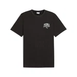 PUMA T-Shirt Class Washed Herren Schwarz/Dunkelgrau