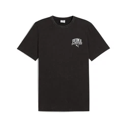 PUMA T-Shirt Class Washed Herren Schwarz/Dunkelgrau