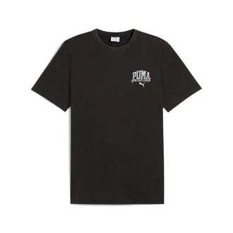 PUMA T-Shirt Class Washed Herren Schwarz/Dunkelgrau