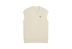 PUMA Sweatshirt WARDROBE ESS Relaxed Weste Beige/Khaki