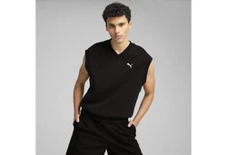PUMA Sweatshirt WARDROBE ESS Relaxed Weste Schwarz
