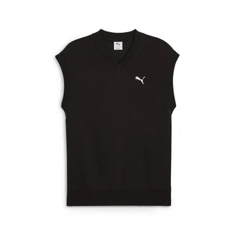 PUMA Sweatshirt WARDROBE ESS Relaxed Weste Schwarz