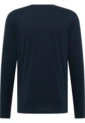 MUSTANG Langarmshirt Style Asheville Dunkelblau