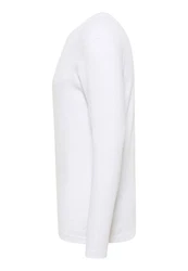 MUSTANG Langarmshirt Style Arlington Weiß/Creme