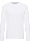 MUSTANG Langarmshirt Style Arlington Weiß/Creme