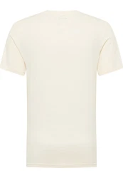 MUSTANG Kurzarmshirt Style Austin Khaki/Creme/Beige