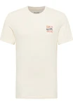 MUSTANG Kurzarmshirt Style Austin Khaki/Creme/Beige