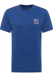 MUSTANG Kurzarmshirt Style Austin Blau/Dunkelblau/Hellblau