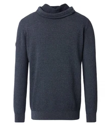 CASAMODA Pullover uni Dunkelblau