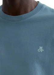 Marc O'Polo T-Shirt Khaki/Beige/Hellblau