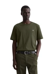 Marc O'Polo T-Shirt Khaki/Dunkelgrün