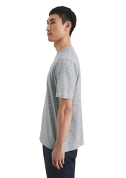 Marc O'Polo T-Shirt Single-Slub-Jersey Hellgrau/Grau