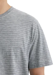 Marc O'Polo T-Shirt Single-Slub-Jersey Hellgrau/Grau
